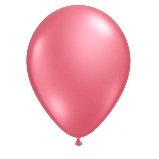 Metallic Pearl 28cm Balloons Pink Image